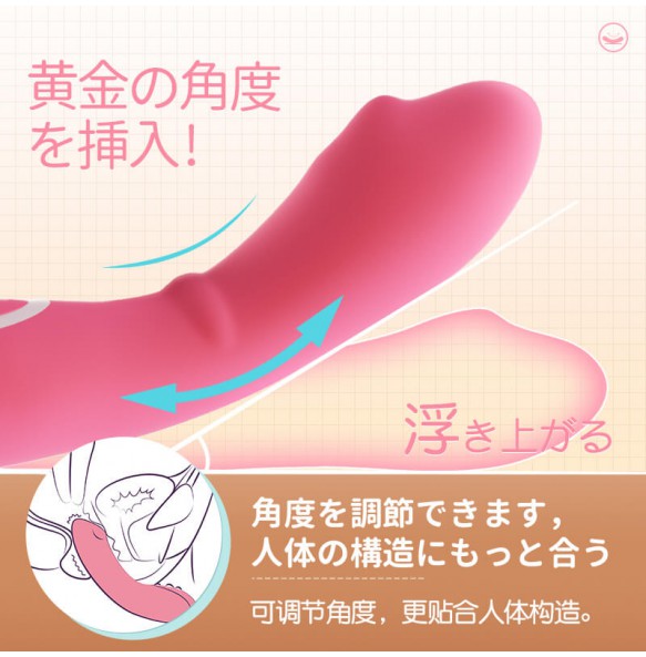 Japan A-ONE Apice Stimulation G-spot Vibrator (Chargeable - Red Rose)